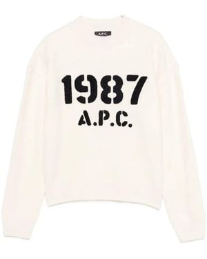 A.P.C. 1987 Logo Shirt - Natural