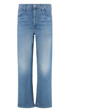 Mother The Dodger Flood Skinny Jeans - Blue