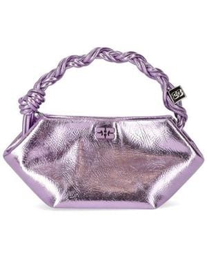 Ganni Bou Mini Handbag - Purple