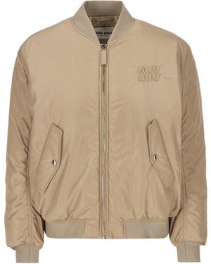 Miu Miu Jackets - Natural