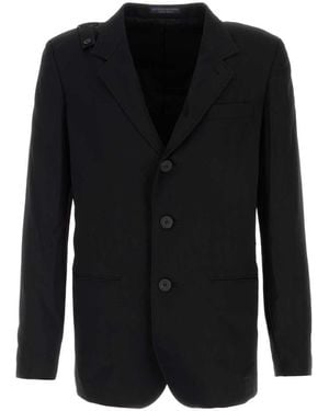 Yohji Yamamoto Wool Blazer - Black