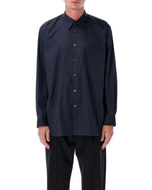 Comme des Garçons Dark Cotton Shirt - Blue