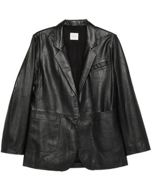 Alysi Wool Single-Breasted Jacket - Black