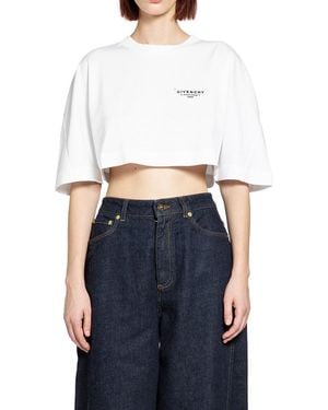 Givenchy Cropped T-Shirt - White