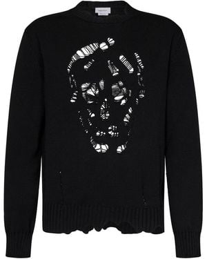 Alexander McQueen Jumpers - Black