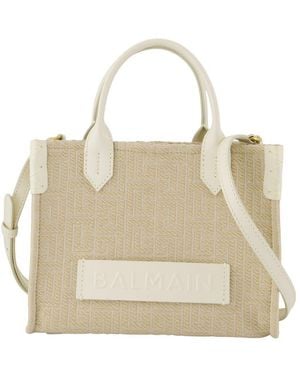 Balmain B-army Shopper Bag - Natural
