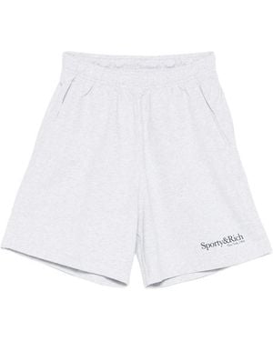 Sporty & Rich Shorts - White