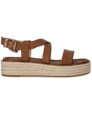 Michael Kors Lynn Brown Platform Sandal