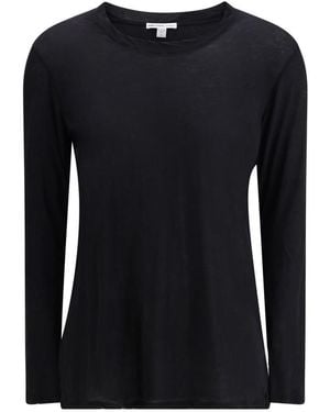 James Perse T-Shirts - Black