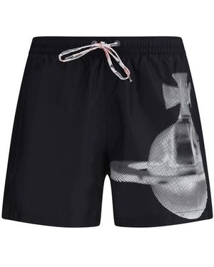 Vivienne Westwood Pixel Orb Swimshorts - Blue