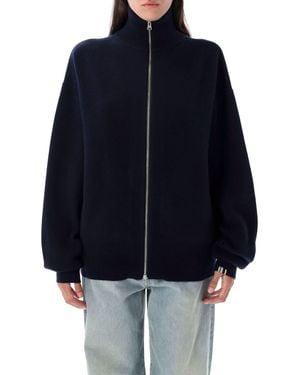 Extreme Cashmere N° 319 Xtra Out Zip-Up Cardigan - Blue
