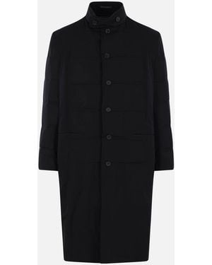 Yohji Yamamoto Coats - Black