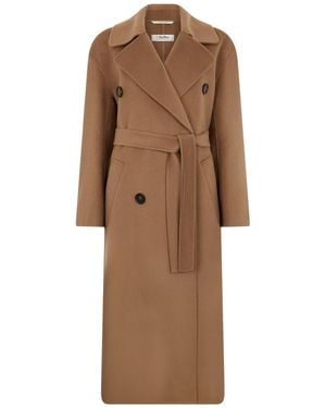 Max Mara Dalila Wool And Cashmere Coat - Brown