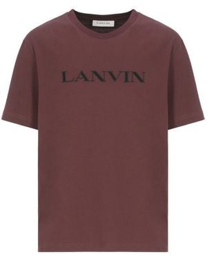 Lanvin T-Shirts And Polos - Purple