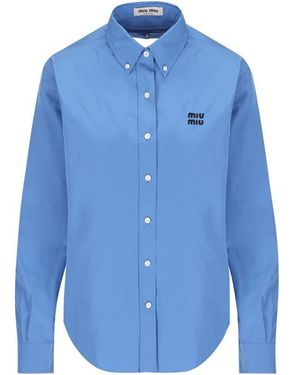 Miu Miu Shirts - Blue