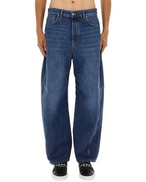 Givenchy Washed Out Denim Jeans - Blue
