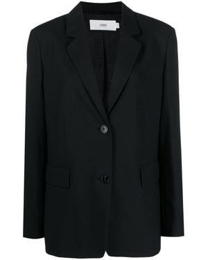Closed Wool Blend Single-Breasted Jacket - Black