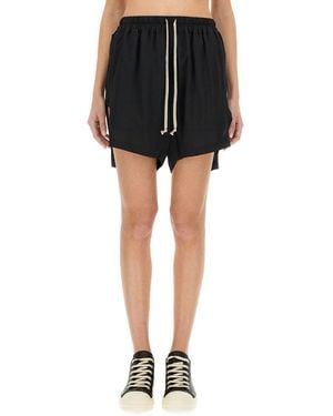 Rick Owens Relaxed Fit Bermuda Shorts - Black