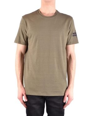 Neil Barrett Cotton T-Shirt With Graphic Detail - Gray