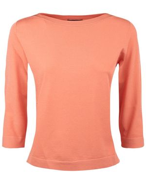 Roberto Collina Boat Neck Sweater - Pink
