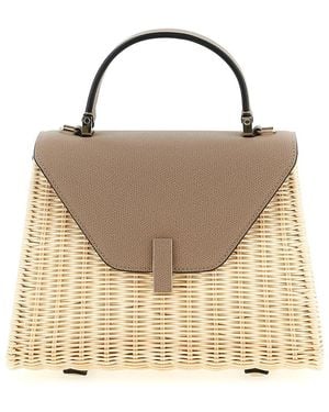 Valextra 'Iside Vimini' Medium Handbag - Natural