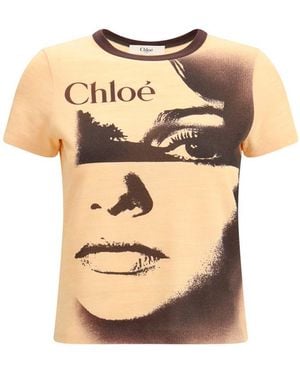 Chloé T-Shirts - Natural