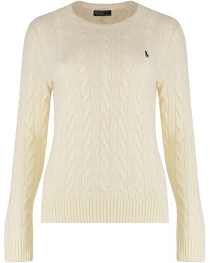 Polo Ralph Lauren Cable Knit Sweater - White