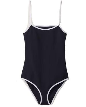 Miu Miu Technical Knit Swimsuit - Blue