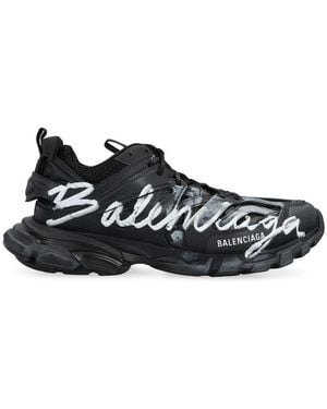 Balenciaga Track Signature Low-top Trainers - Black