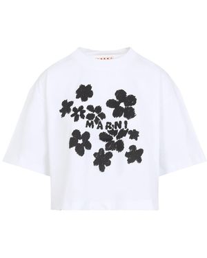 Marni Lily Cotton T-Shirt - White