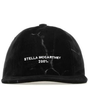 キャップ Stella Mccartney Blu Cotton Baseball Cap Stella McCartney Blu Cotton Baseball Cap in Blue | Lyst