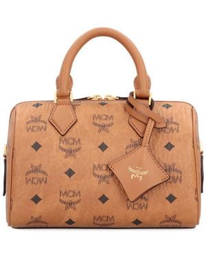 MCM Boston Ella Handbag - Brown