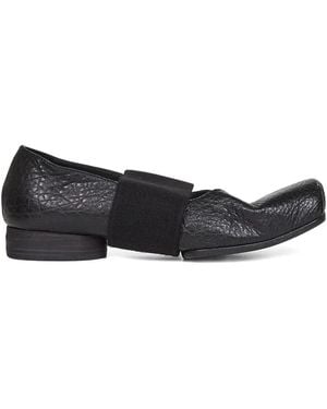 Uma Wang Ballet Flats With Elastic Band - Black