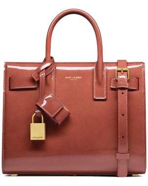 Saint Laurent Bag "Sac De Jour" Nano - Red