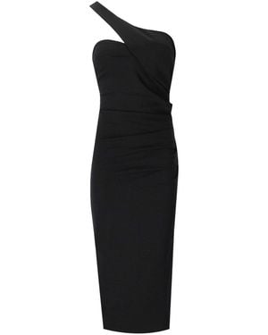 Essentiel Antwerp Ensue Black Midi Dress