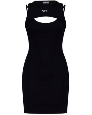 Off-White c/o Virgil Abloh Layered Sleeveless Mini Dress With - Black