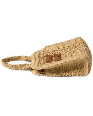 Miu Miu Borse Crochet Rete - Metallic