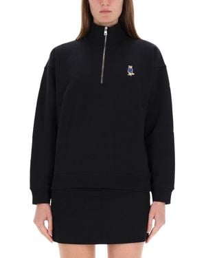 Maison Kitsuné "Dressed Fox" Sweatshirt - Blue