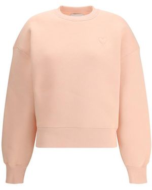 Ami Paris Sweatshirts - Pink