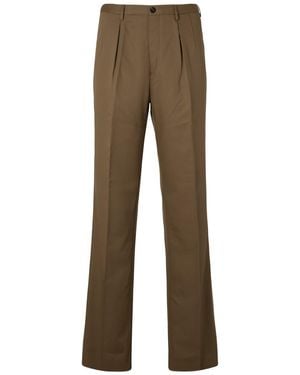 Slowear Gabardine Trousers - Brown