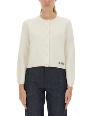A.P.C. Mila Cardigan - White