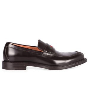 Gucci Leather Loafers - Brown