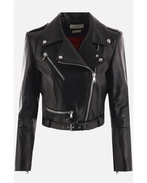 McQueen Leather jackets for Women | Online Sale up to 52