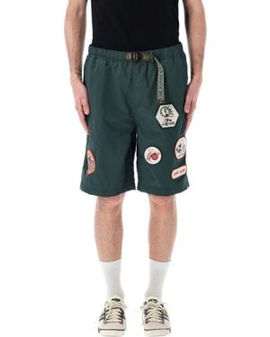 Brain Dead Nylon Baggy Climber Short - Green