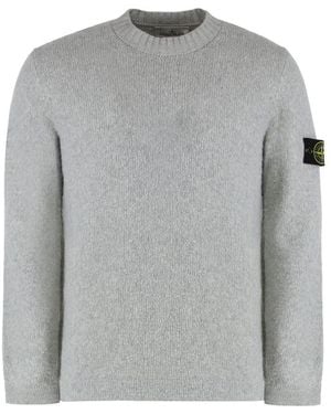 Stone Island Round-Neck Knitwear - Grey