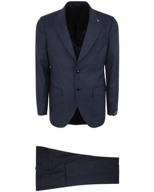 Latorre Two Buttons Suit Clothing - Blue