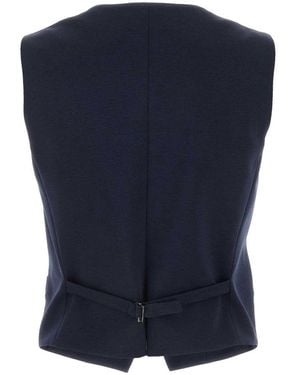 Weekend by Maxmara Aria Single Breasted Vest - Blue