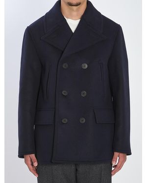 Burberry Pea Coat - Blue