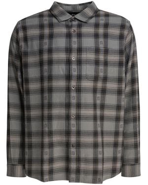 Stussy Motif Plaid Shirt - Black
