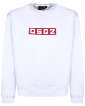 DSquared² Cotton Sweatshirt - White
